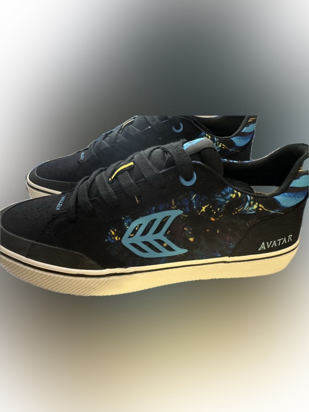 Cariuma Avatar Black Skate Sneakers Suede Banshee Canvas W11.5 M9 NEW